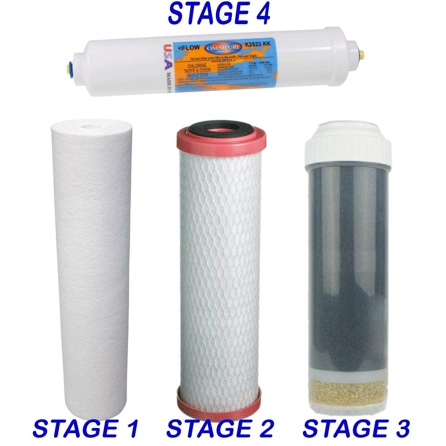 4 Stage Replacement Filter Set - Flouride Reduction-waterglory-10",2500 gallons,AMMONIA,ARSENIC,CADMIUM,CHLORAMINE,CHLORINE | BAD TASTES & ODORS,CHROMIUM,FLUORIDE,HEAVY METALS,INSECTICIDES AND HERBICIDES,Replacement Filters,SEDIMENT | DIRT | RUST | SAND | SILT,THM’S,VOC’S