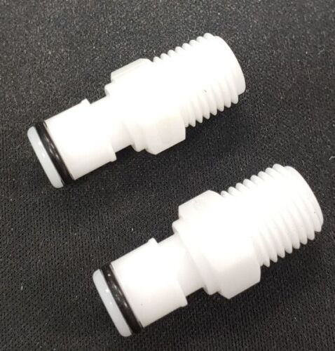 Water Filter 3/8" Quick Disconnect Male Connector In-line Hose Thread Water