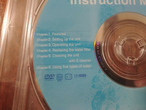 Enagic Kangen Filter Ionizer Leveluk SD501 DX2 JUNIOR 2 Instruction Manual DVD