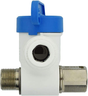 John Guest ASVPP2LF Angle Stop Adapter Valve Push-to-Connect 3/8In x 3/8In x 3/8In
